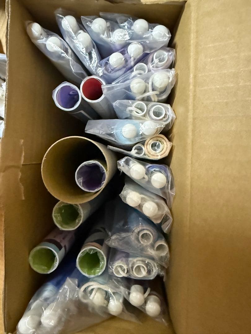 b*須様 【大量】ネプテューヌ関連商品 BD+特典ケース4種+タペストリー20本