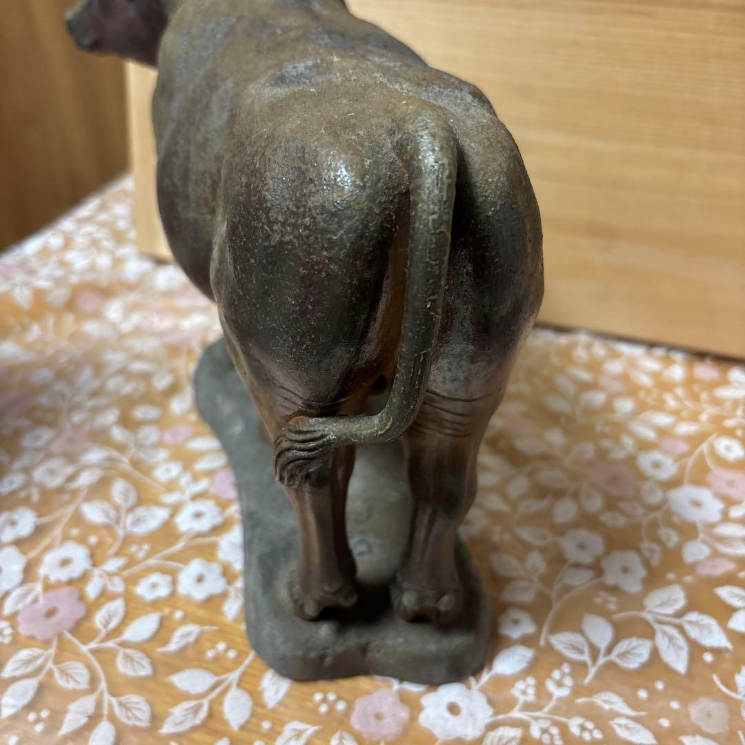 備前焼　小西陶古 干支 牛 置物