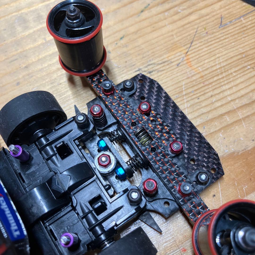 ミニ四駆完成品 MSフレキThunder shotフルカーボン