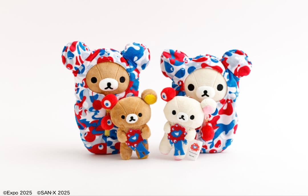 【限定４種コンプリート】リラックマ × ミャクミャク 大阪万博2025