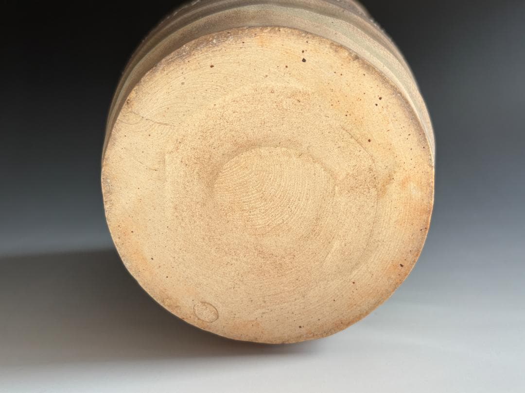 10代坂高麗左衛門　萩焼　縄暖簾　水指　茶道具