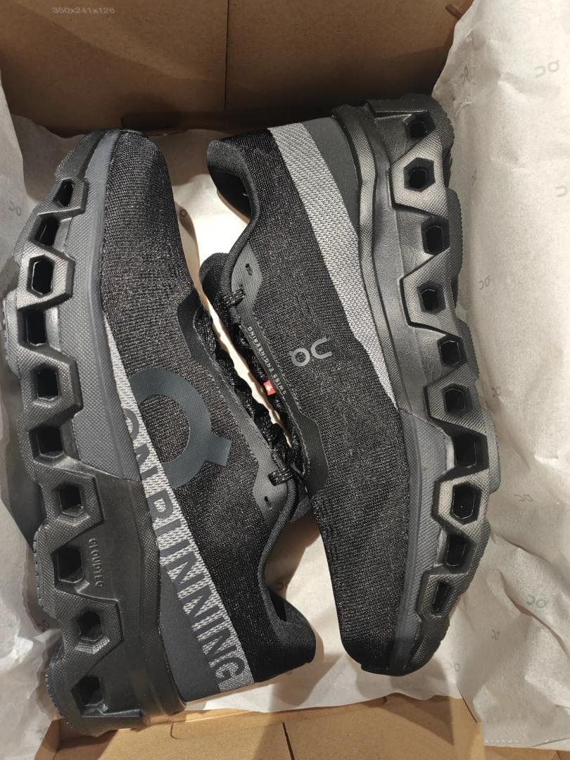 on Cloudmonster2 ×クラウドモンスター ブラック 26.5cm