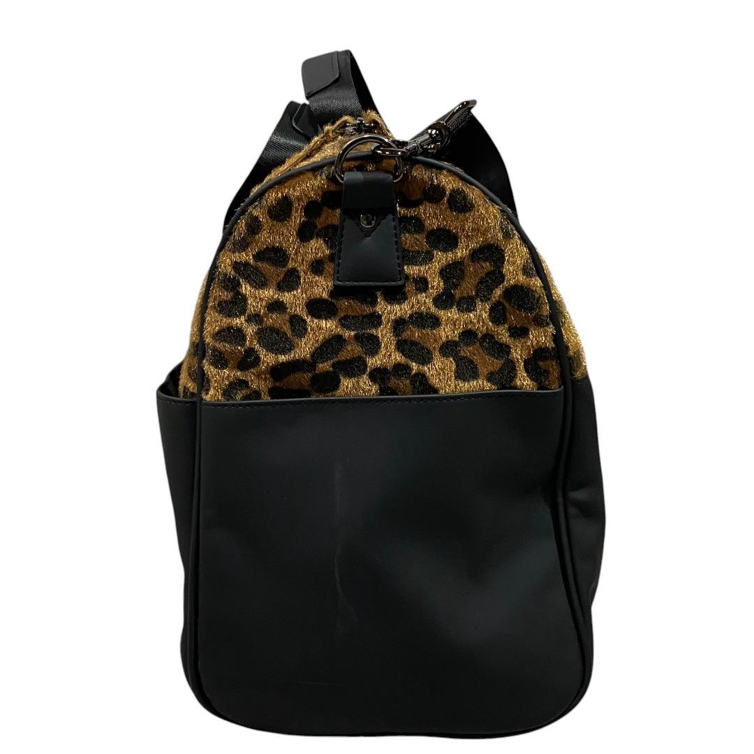 パーリーゲイツ ゴルフ ボストンバッグ ブラック ヒョウ柄 キーホルダー