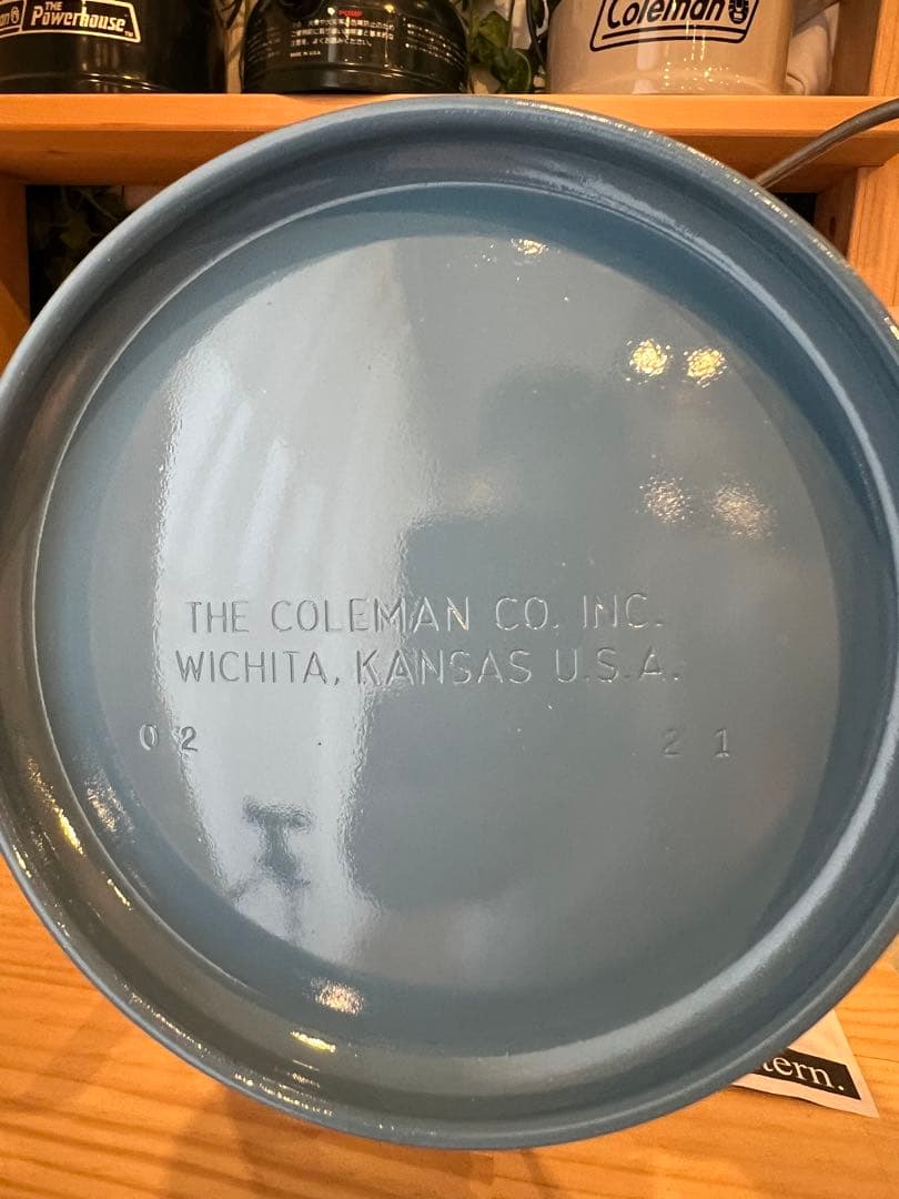 【新品未使用品】コールマン286 マットブラック＆オールドブルーカスタム