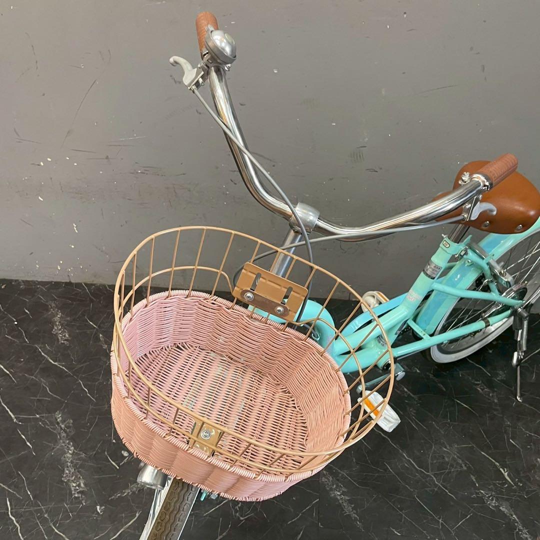 【1】《一般車》子供用自転車 silver ring cute ミントグリーン