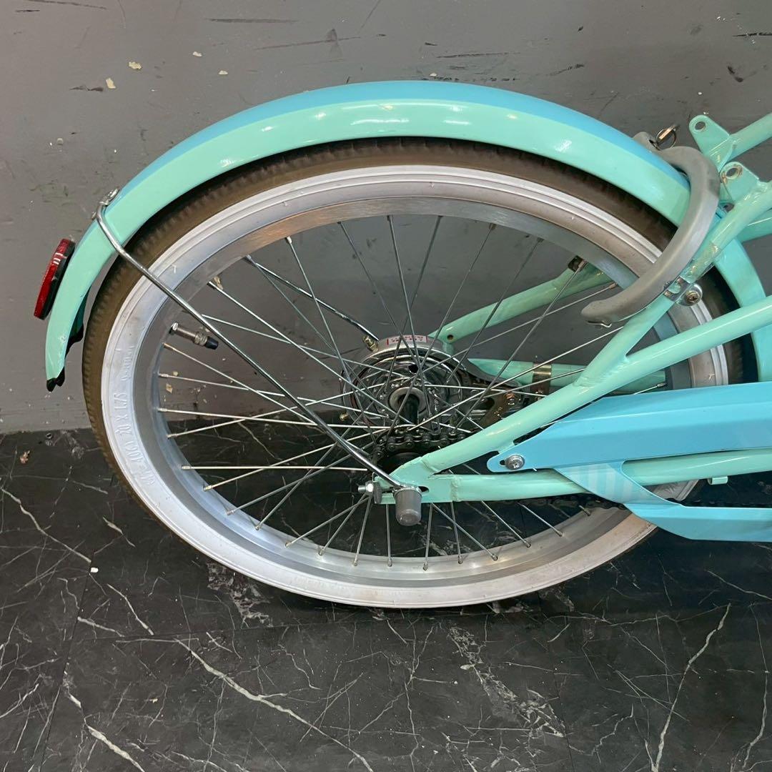 【1】《一般車》子供用自転車 silver ring cute ミントグリーン