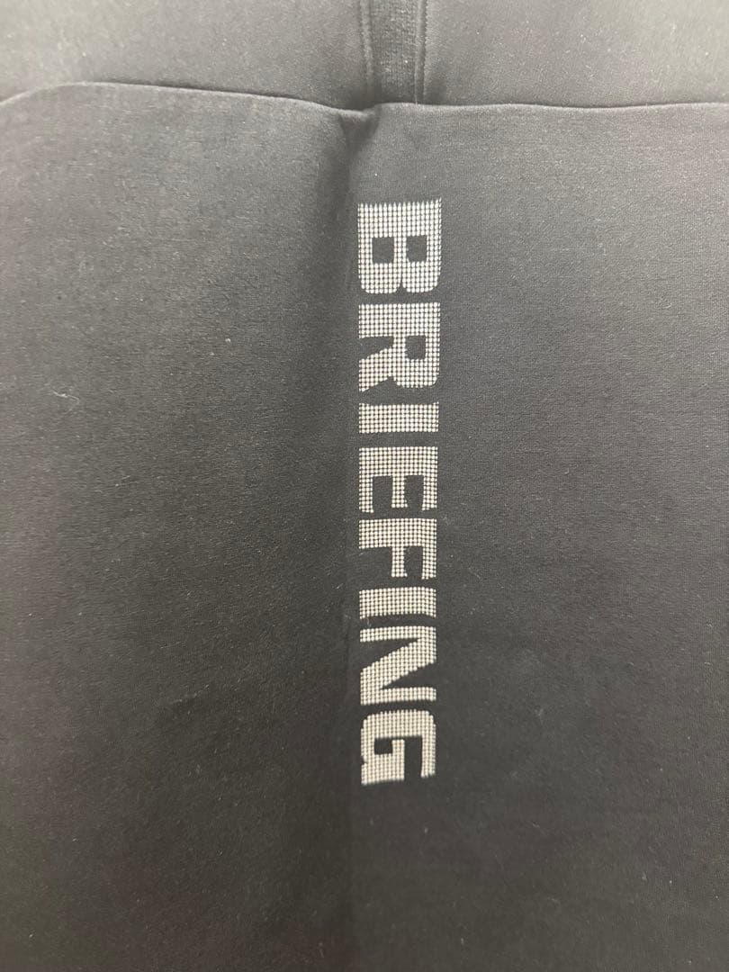 BRIEFING MENS ハーフジップ　ブラック　M