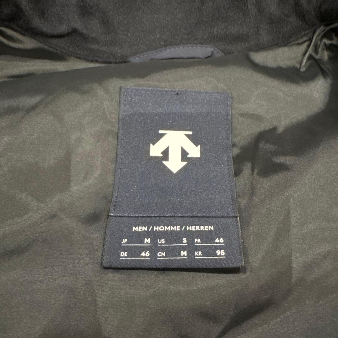 新作美品　デサントゴルフ　ディタッチャブル2WAY中綿ジャケット　アウター　濃紺