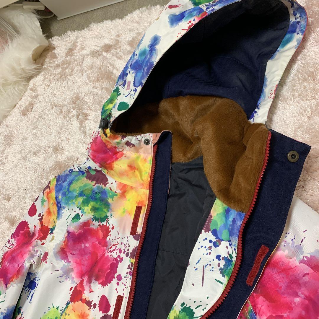 超美品‼︎  1回のみ着用。スノボーウェア セット おまけ付き