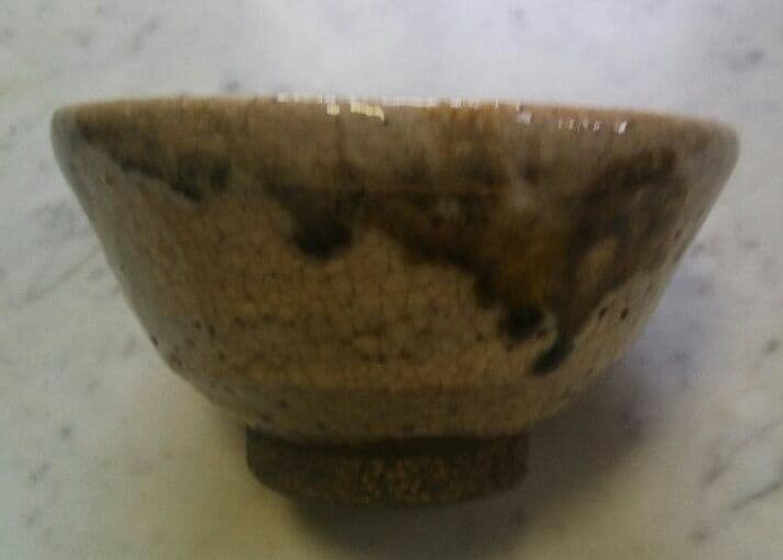古萩　茶碗