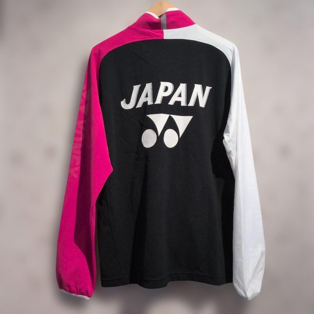 YONEX バトミントン日本代表　ウォームアップウェア　ピンク　ブラック