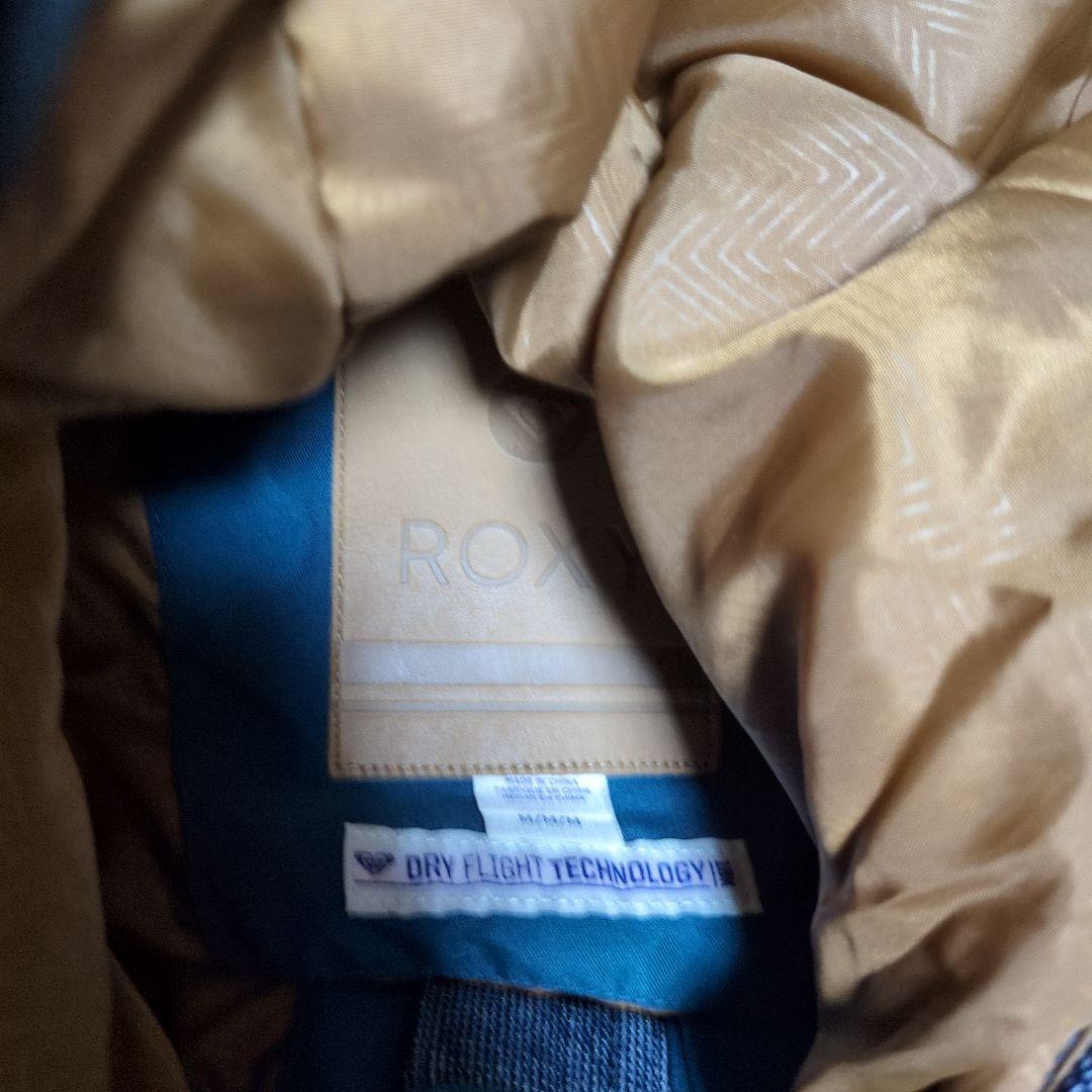 ROXY　スノボウェア　上下セット　Ｍ　ボーダー　デニム風　ビブパンツ