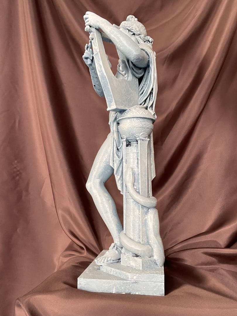 アポロン-光（太陽） 60cm, 音楽 詩の古代ギリシャ神像 彫刻 彫像