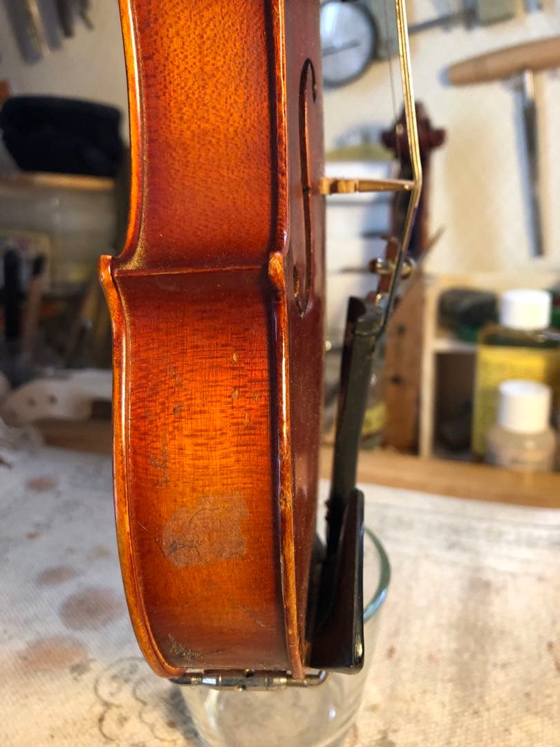 【駒&魂柱調整済】Suzuki分数バイオリンNo280 1/8 1977