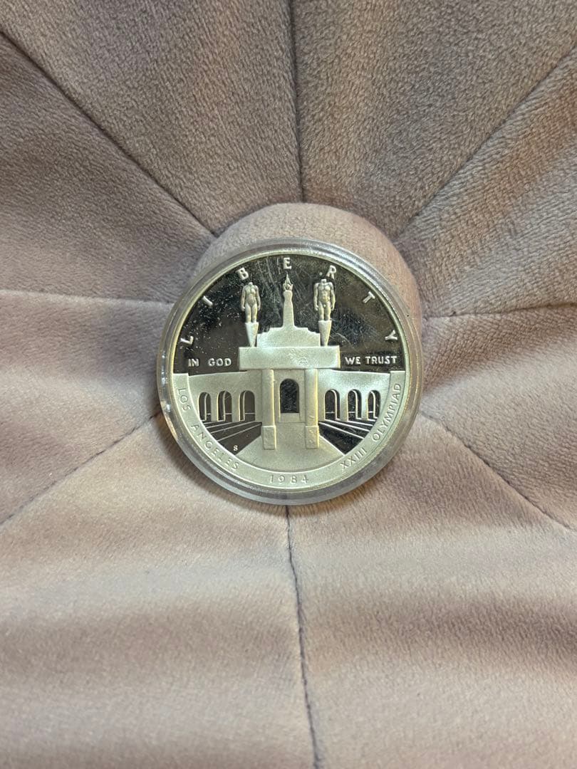 1984年 ロサンゼルスオリンピック記念硬貨 silver900 アメリカ銀貨