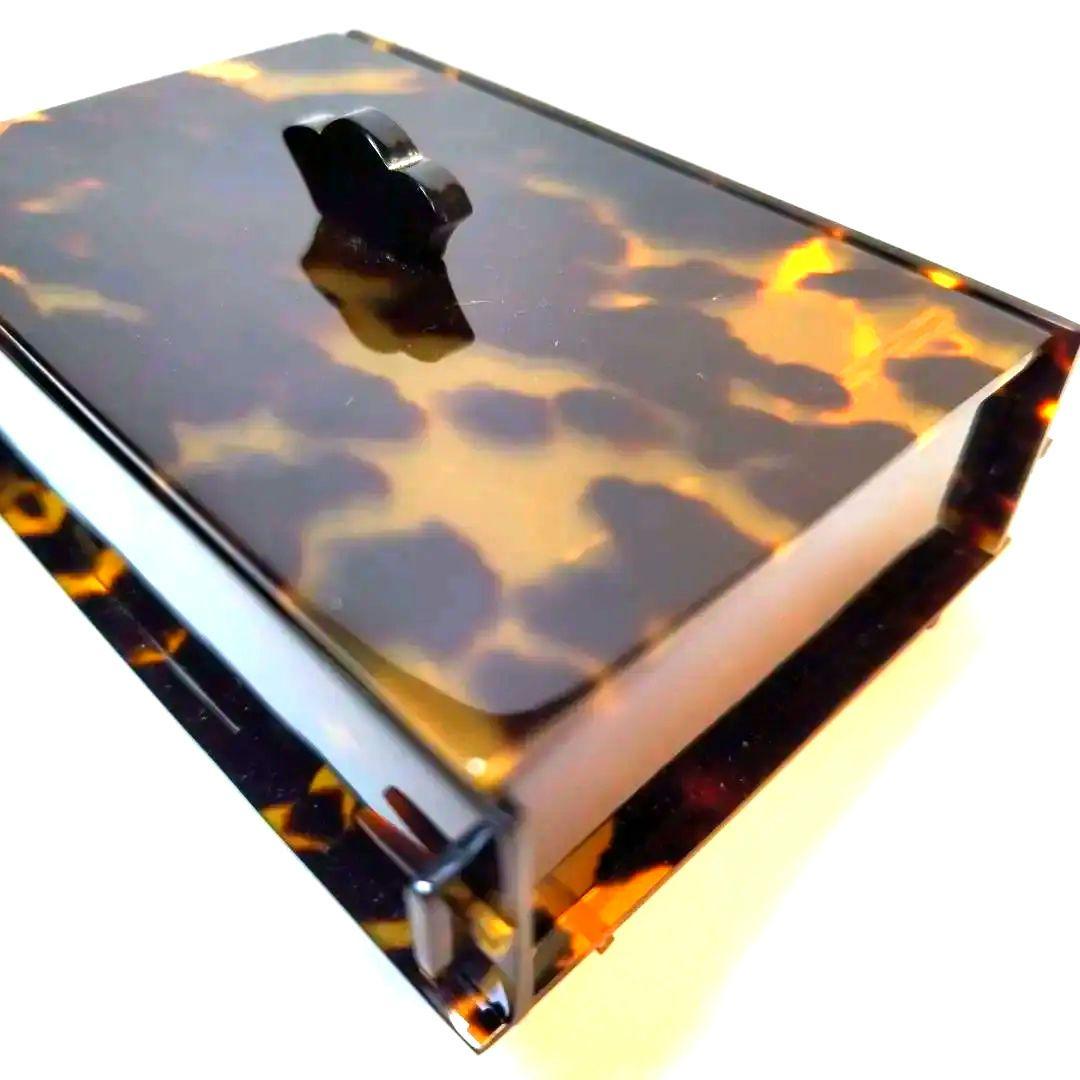 鼈甲　べっこうたばこ入れ