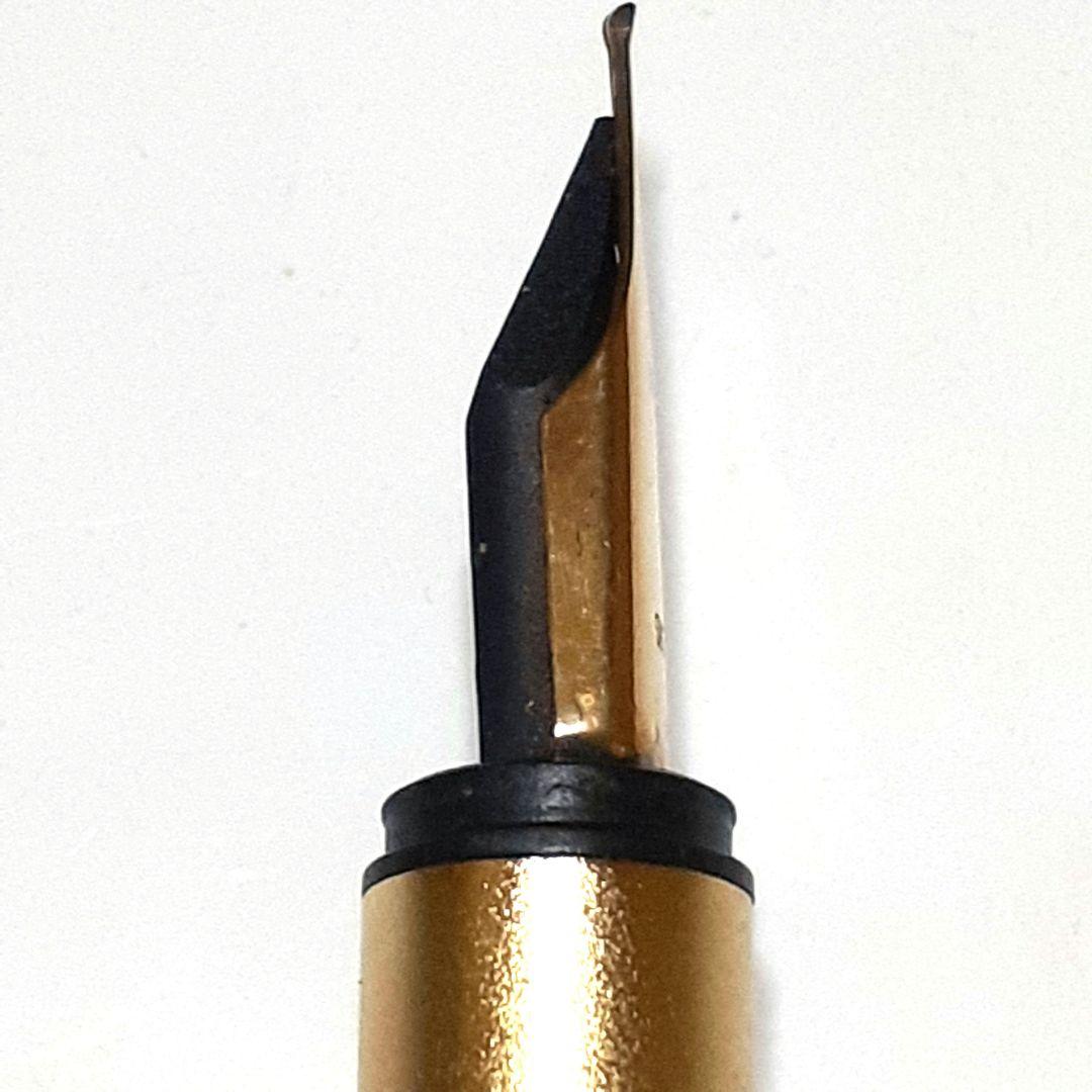 モンブラン MONTBLANC 万年筆 ノブレス 金張り ペン先585刻印