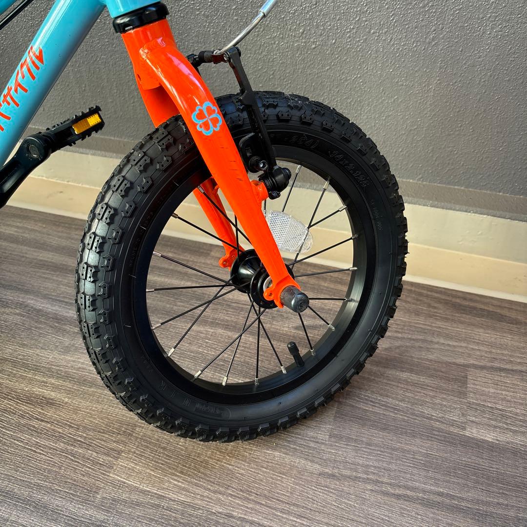 ヨツバサイクル　14インチ　ラムネブルー