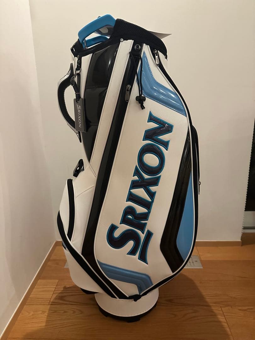 Srixon キャディバッグ ホワイト/ブルー　スリクソン