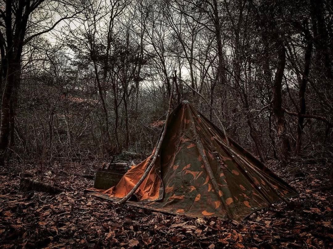 【軍幕屋】希少★ハンガリー軍テント★ビンテージ★軍余剰品★2枚組★