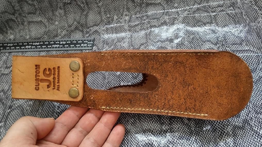 姫路牛本革　ロッドホルダー　ビッグベイトロッド　オールドタックル　フジグリップ等