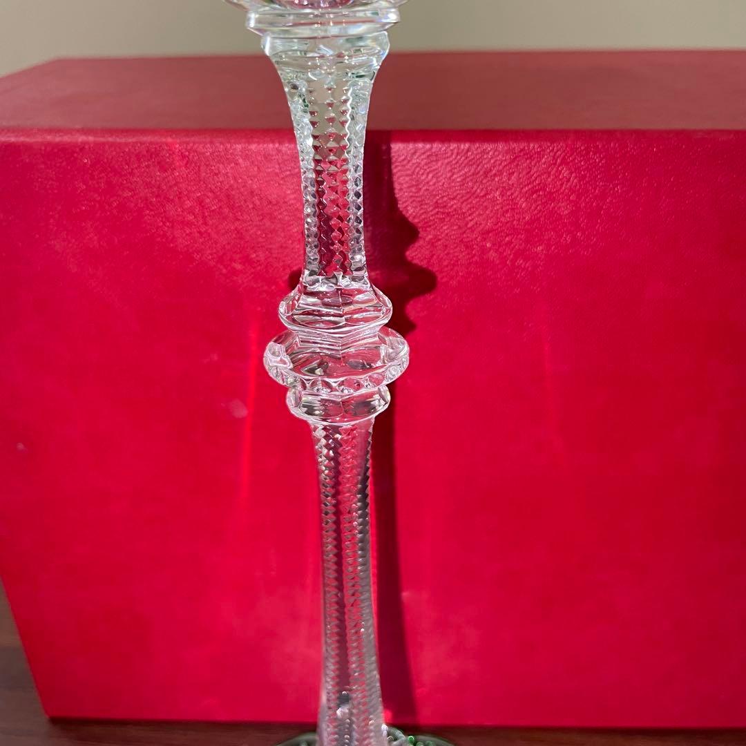 Baccarat バカラ ツァー グラス ワイングラス グリーン 27㎝ 箱付