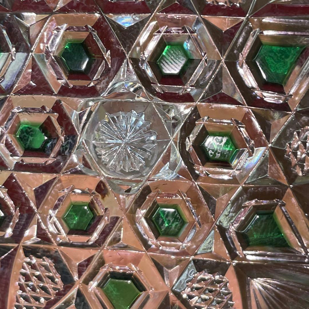 Baccarat バカラ ツァー グラス ワイングラス グリーン 27㎝ 箱付