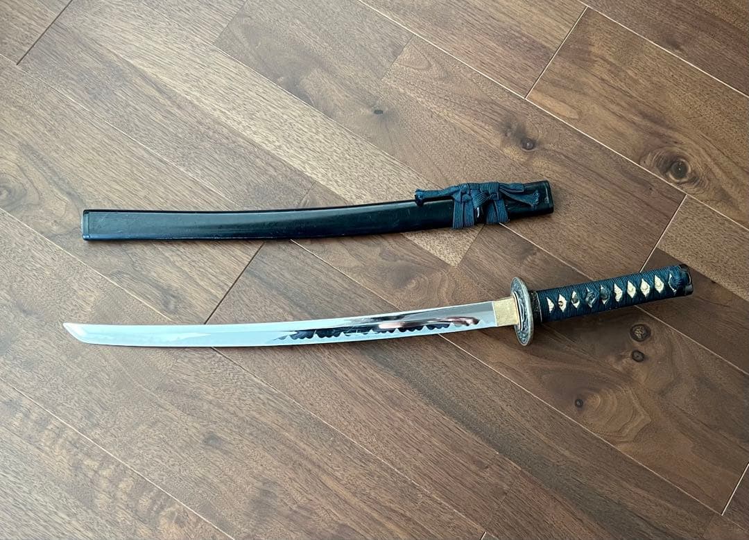 アンティーク模造刀 合金メッキ 刃文 コスプレ 時代劇