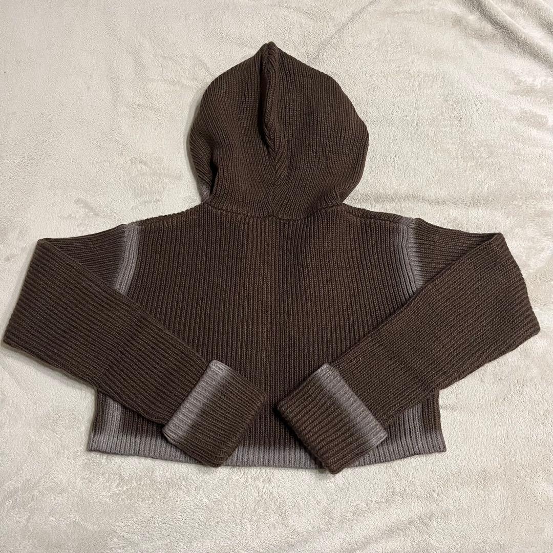 MELLOWブラウンカーディガン加藤史帆着用 日向坂46あやひろ韓国ショート丈