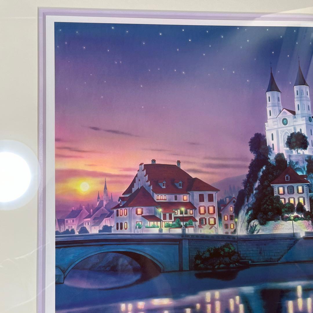 塚本 馨三　「ムーンライトシャトー」　絵画　ジクレー