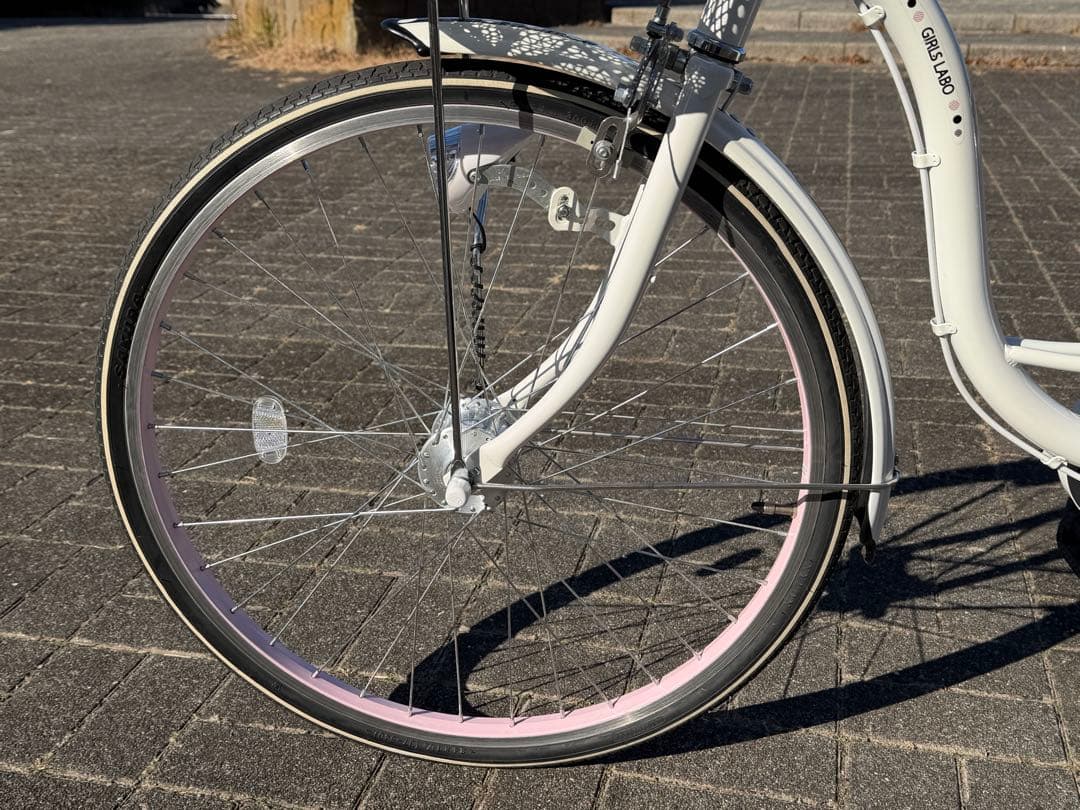 サイクルベースあさひ⭐︎ガールズラボ⭐︎ホワイト24インチ自転車