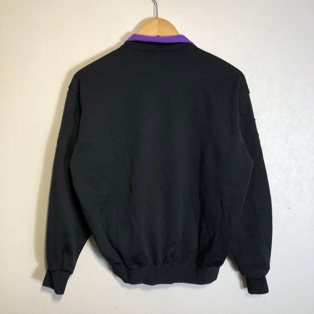 PUMA トラックジャケット 90s ブラックパープル