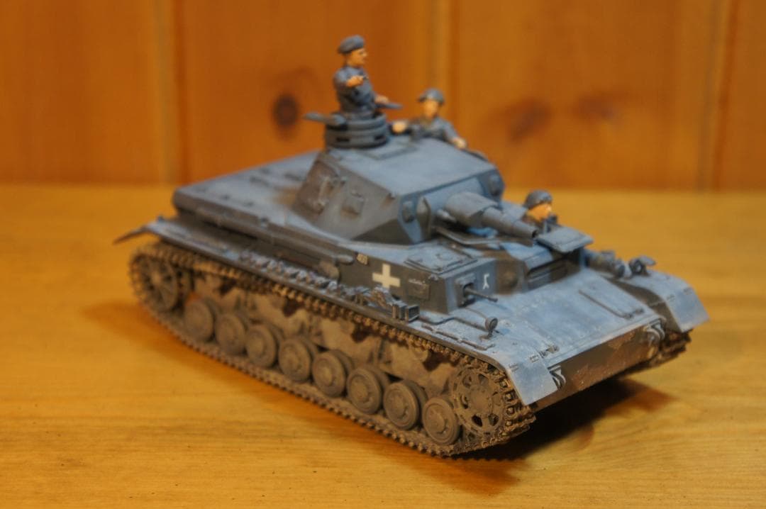 完成品 タミヤ Ⅳ号戦車D型 1/35 汚し塗装 第二次世界大戦 ドイツ軍