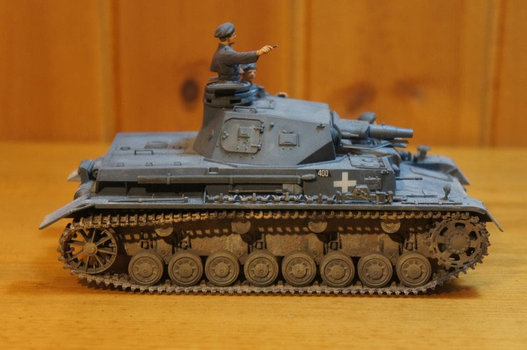 完成品 タミヤ Ⅳ号戦車D型 1/35 汚し塗装 第二次世界大戦 ドイツ軍