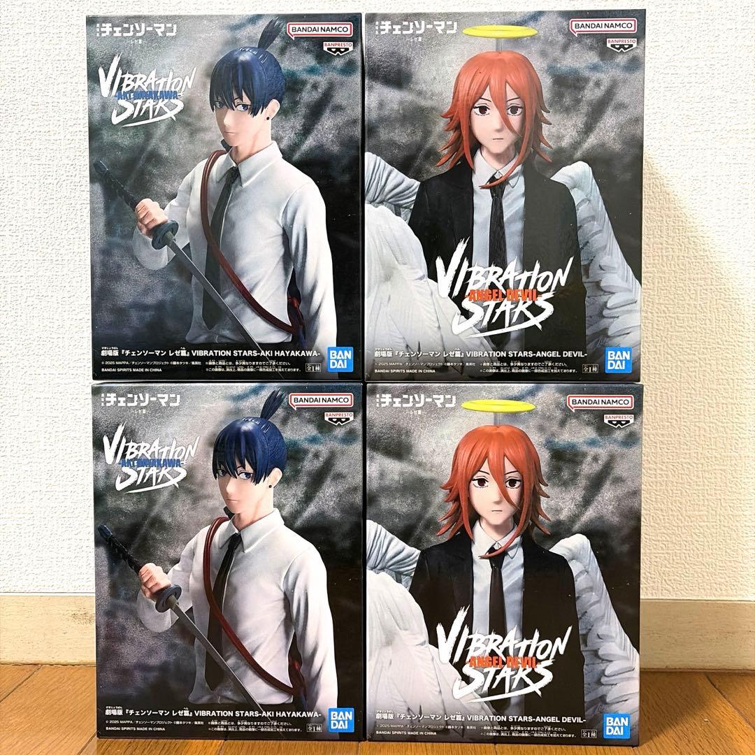チェンソーマン レゼ篇　早川アキ　天使の悪魔　フィギュア4個セット