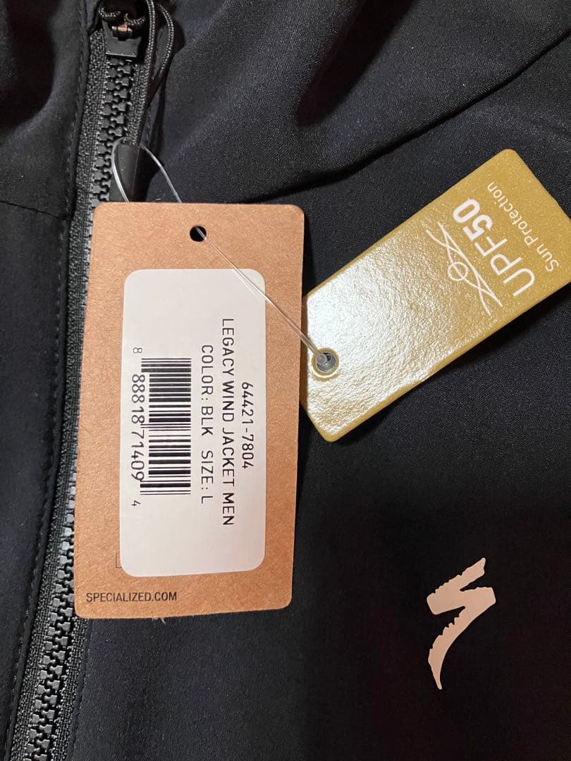 スペシライズド　レガシーウインドジャケット　L