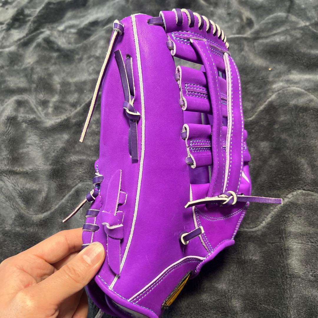 TAMAZAWA 軟式グローブ 紫色　左投げ