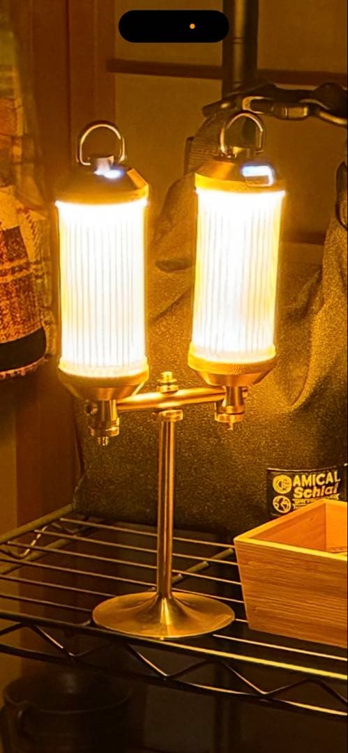 38explore ASINOBASE二股セット　38灯　真鍮製