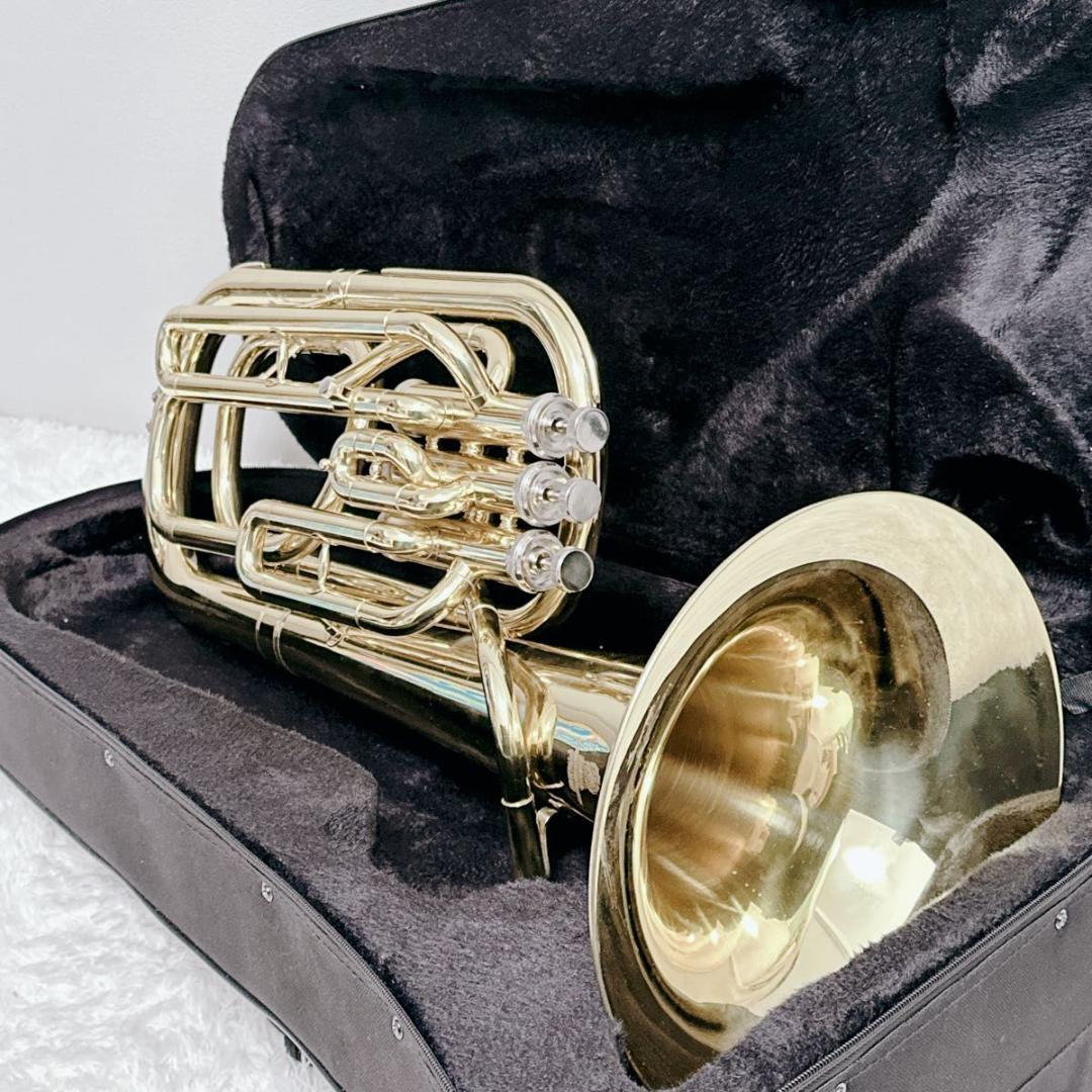 激レア 美品 バリトンホルン 管楽器 吹奏楽 ブラスバンド ハードケース