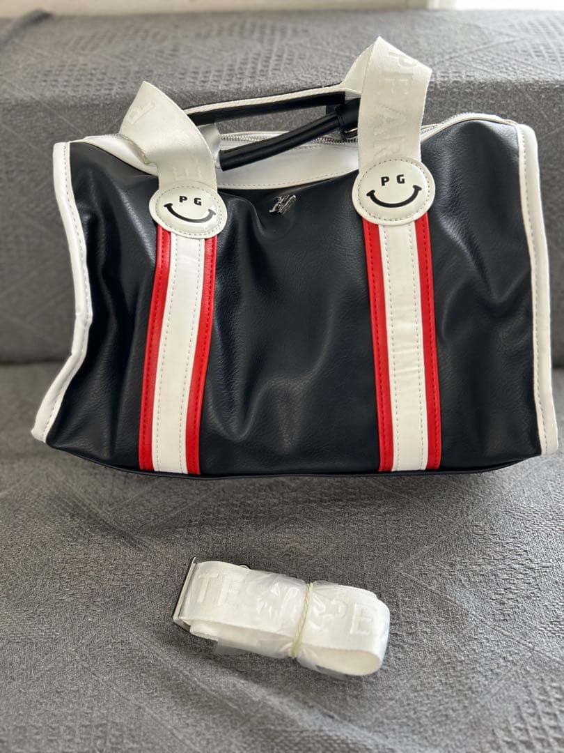 値下げ パーリーゲイツ PEARLY GATES ゴルフバッグ ネイビー