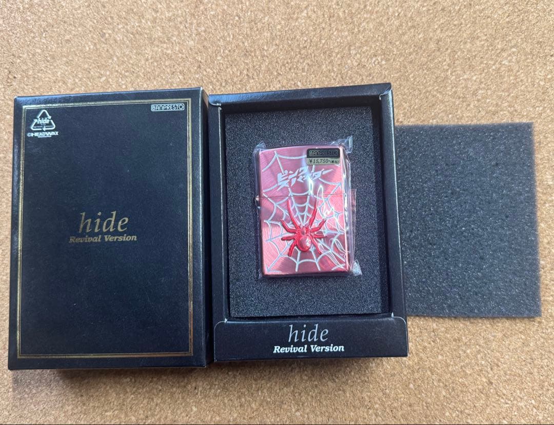 超希少 hide ピンクスパイダー Zippo ライター XJAPAN