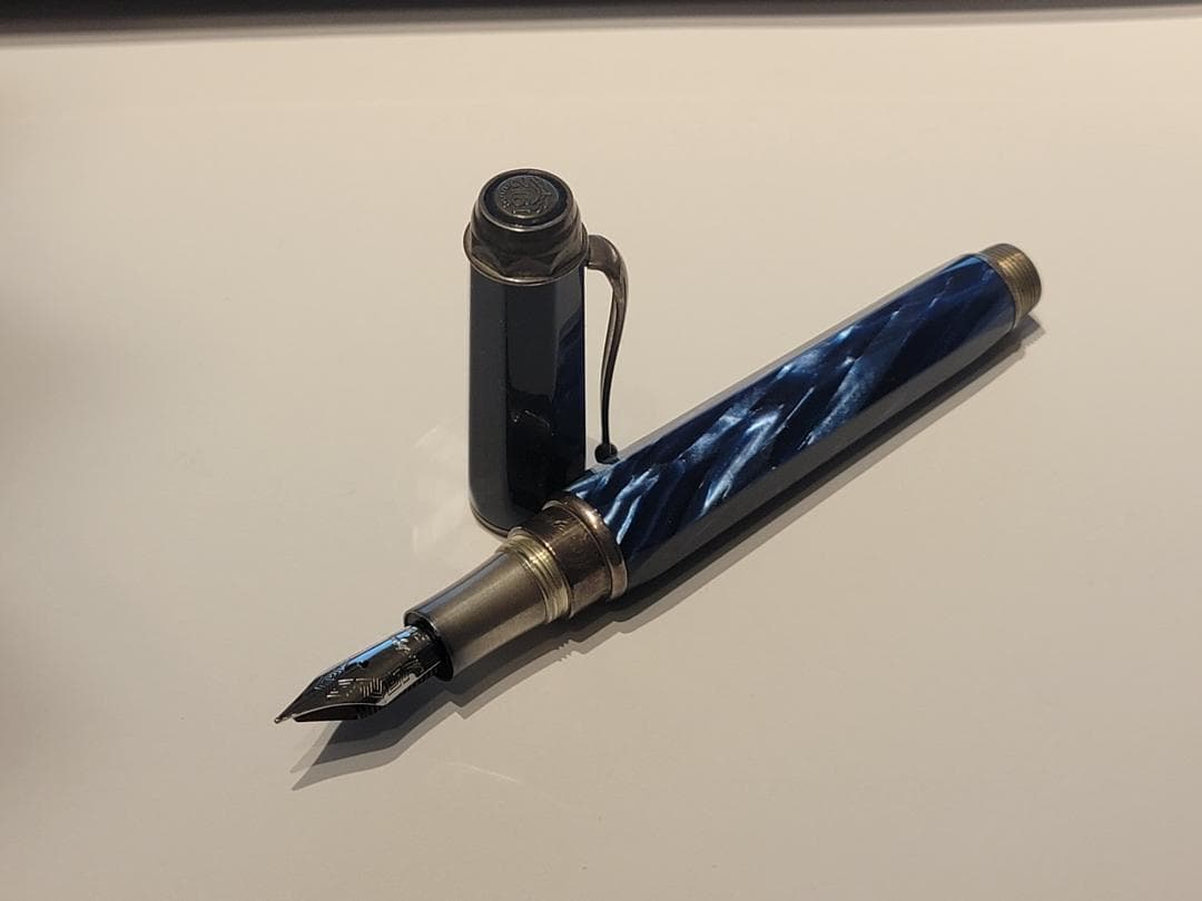 MOTEGRAPPA Emblema Meditarian Blue 万年筆EF