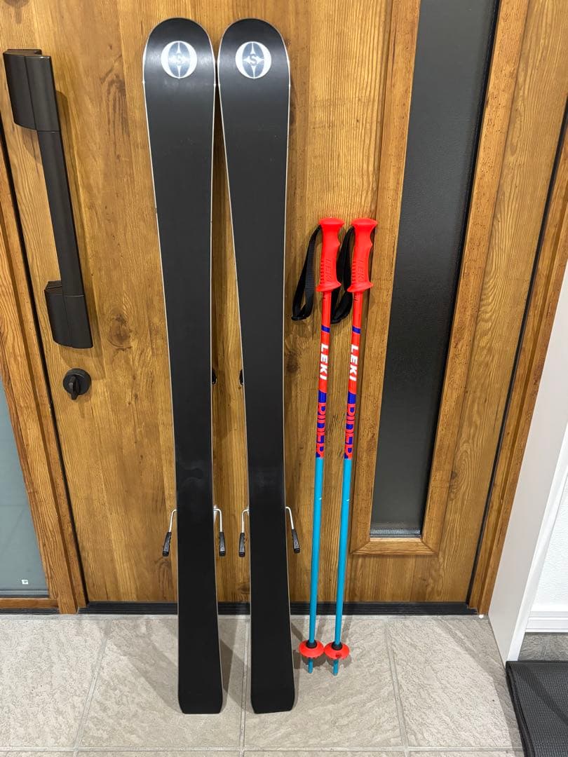 OGASAKA オガサカスキー板 JRS 4.5 CA 青120 ポール新品90