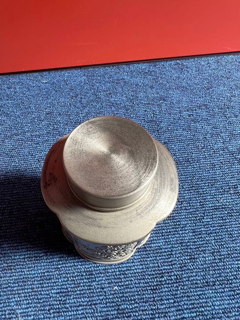 1076 ロイヤルセランゴール　ピューター　錫　茶筒