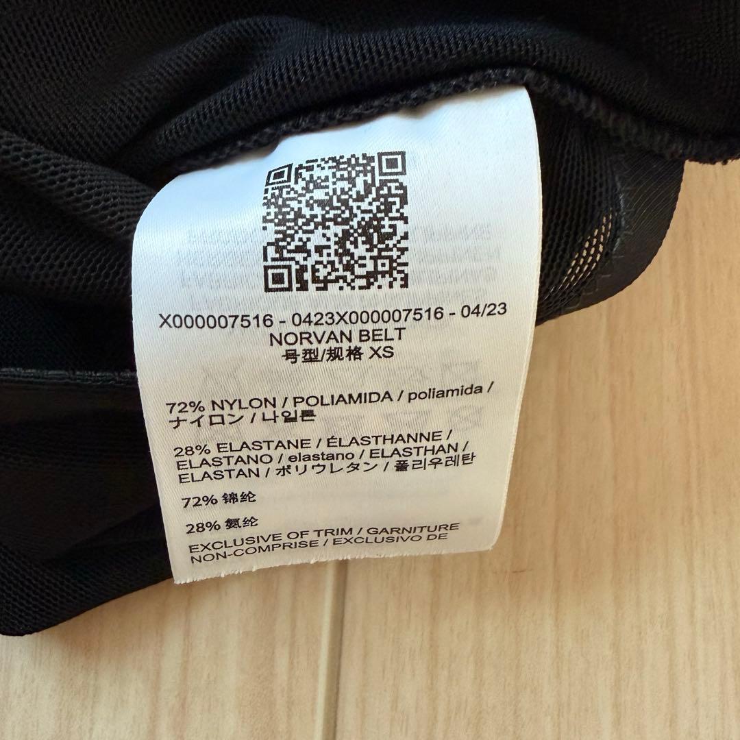 ARC’TERYX ノーバン ベルト Black