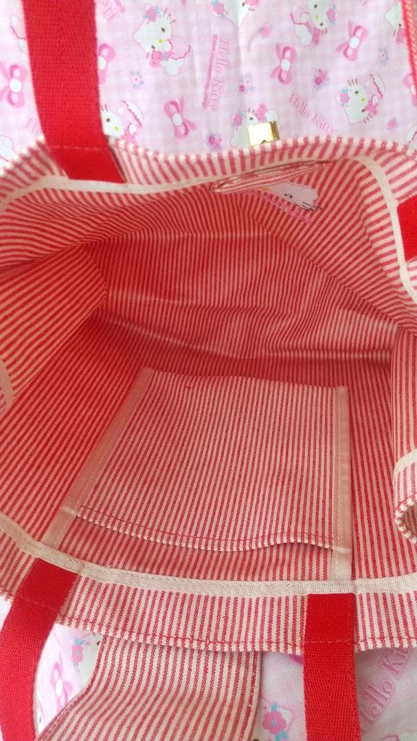 キティ　vivitix　バッグ　財布　がま口　デニム　ローズ　刺繍　レトロ