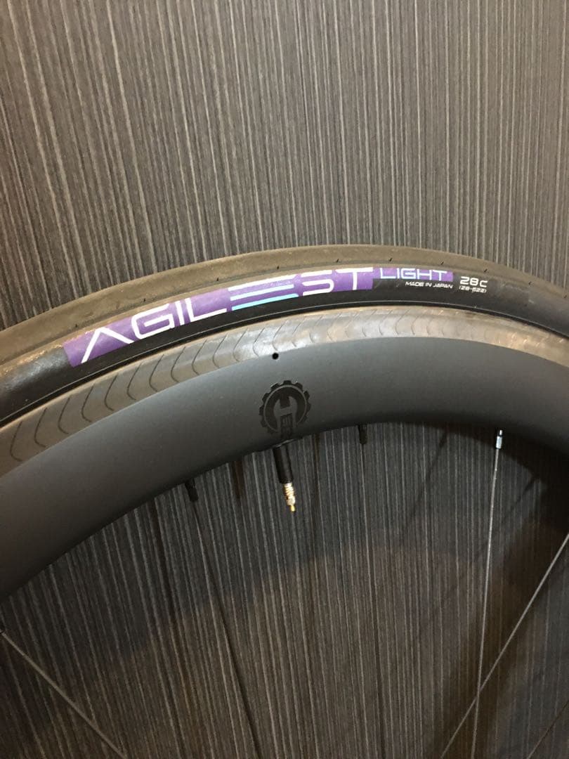 【本日まで】ELITEWHEELS エッジカーボンホイール　50リムブレーキ用