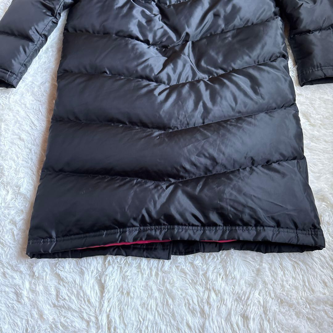 美品　MIZUNO ミズノ ベンチコート ダウン　ブラック　ピンク　レディースM