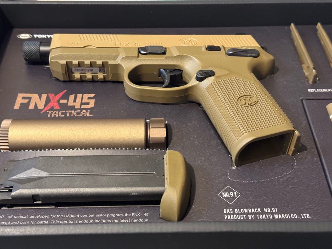 東京マルイ FNX-45 TACTICAL ガスガン