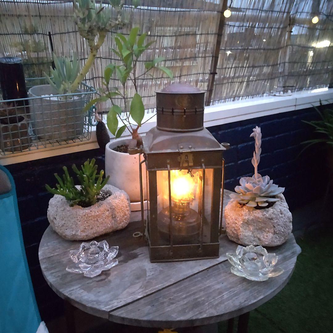 ヴィンテージ 真鍮 アンティーク 船 ランタン オイルランプ 海上ランプ